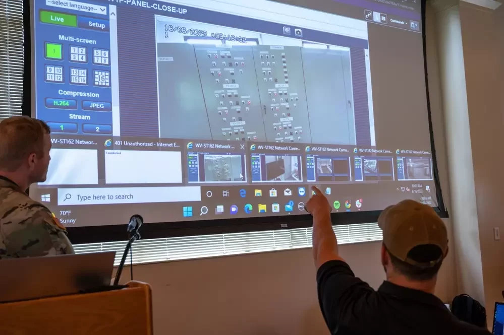 Cyber Operations Center Screens