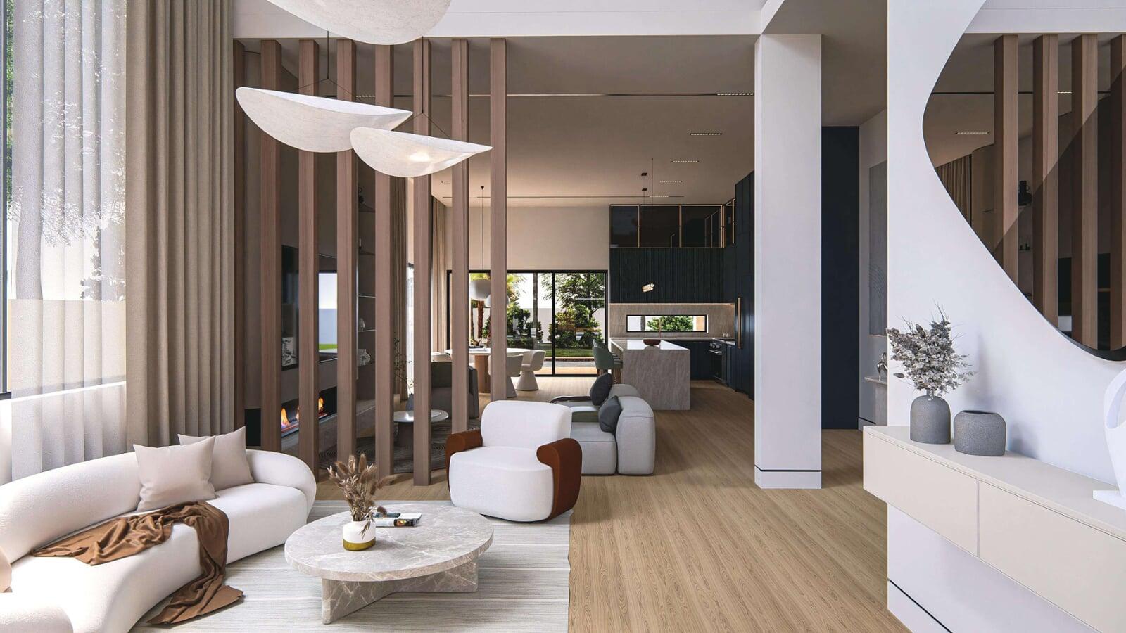 High-end interior design of a professionally managed luxury apartment in Natal.